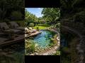 Epic Pond Renovation: Dirty to Dreamy Backyard #shorts