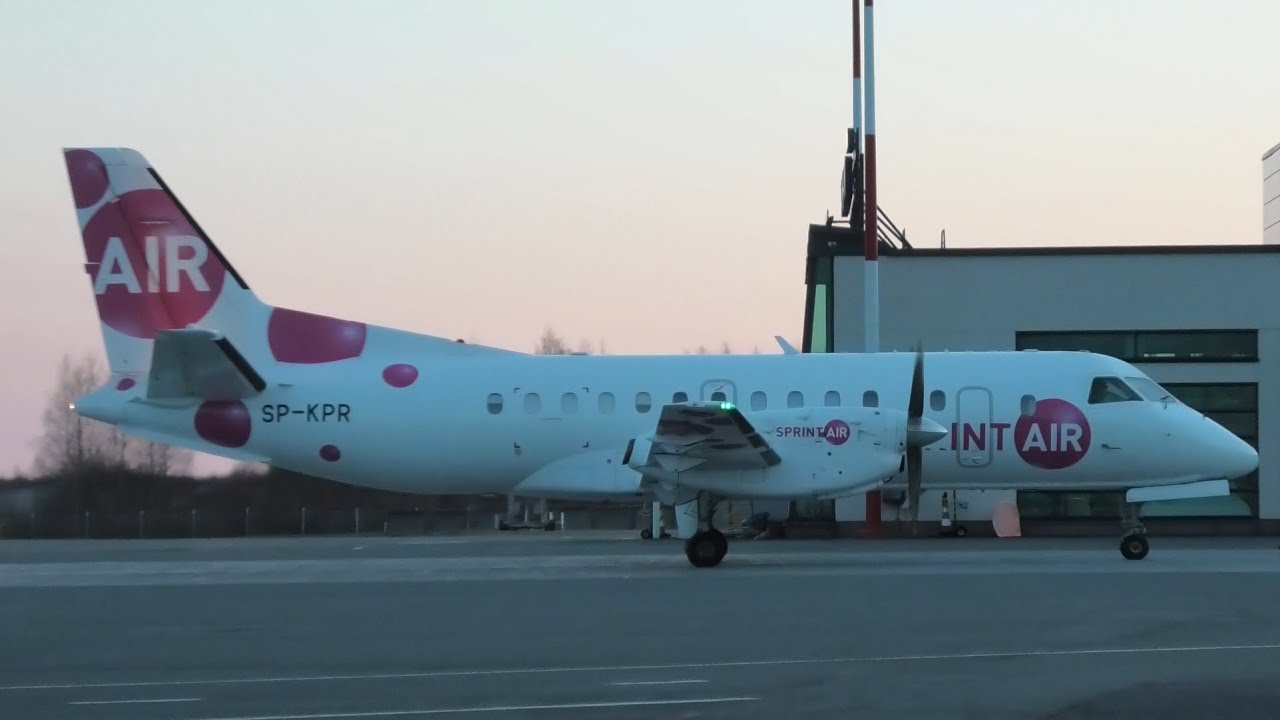 SprintAir Saab 340A SP-KPR at Tampere-Pirkkala