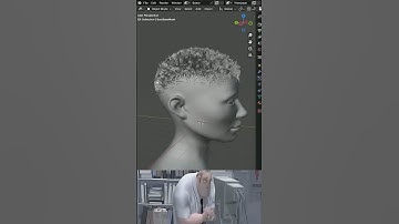 NOOB vs PRO Artist – Creating Hair in Blender! #blender #blendertutorial  #blendercommunity #b3d
