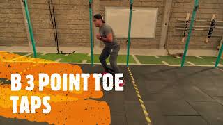 BANDED 3 POINT TOE TAPS