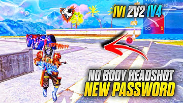 1V1,1V2,1V4,3V3  NO BODY ONLY HEADSHOT MAP CODE | FREE BUNDLES & GUN SKINS | NEW PASSWORD | RUSHKEY