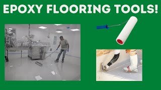 The Tools Needed to Apply an Epoxy Floor - Full list