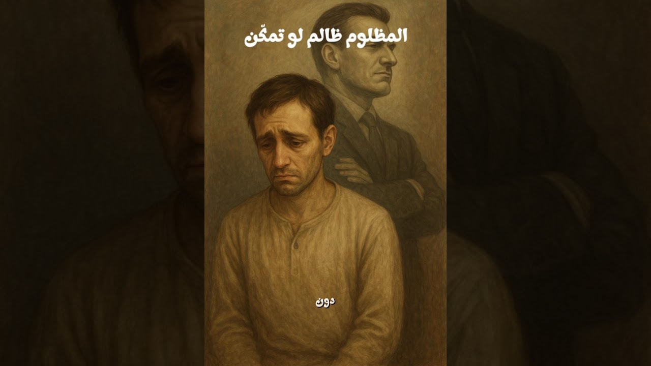 المظلوم ظالم لو تمكّن