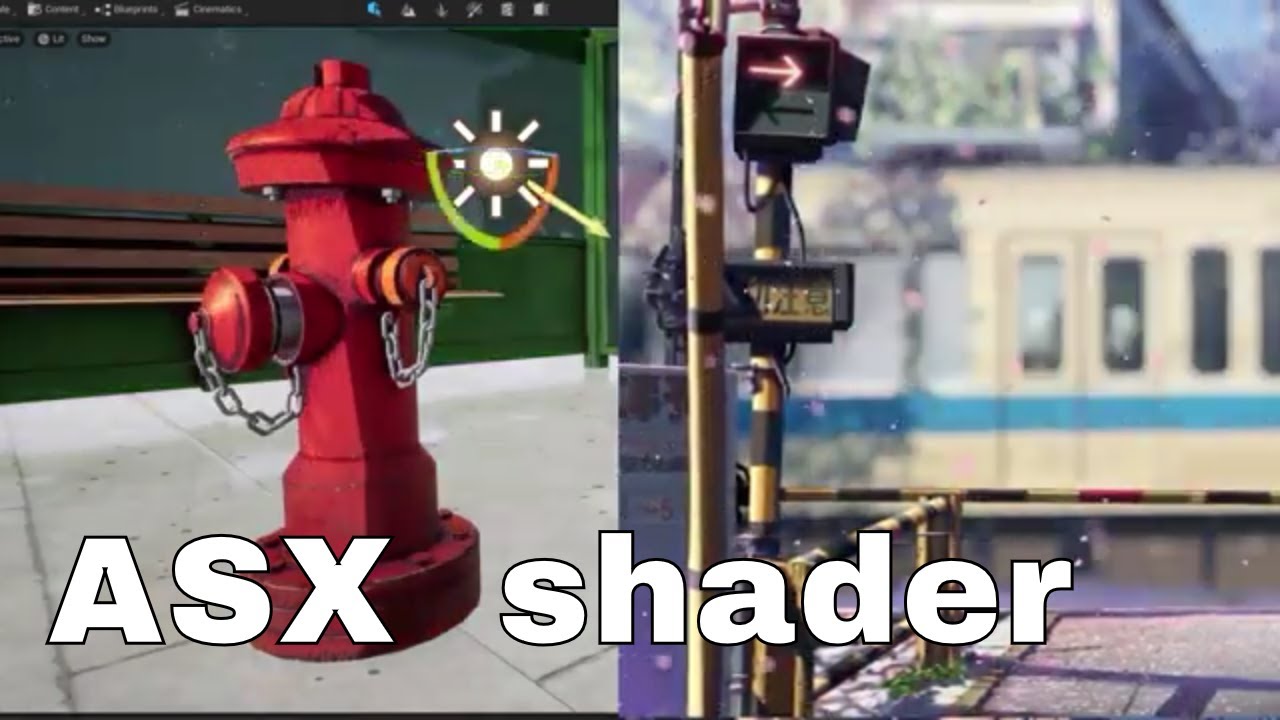 Stylistic Shader for environments Unreal Engine 5 - YouTube