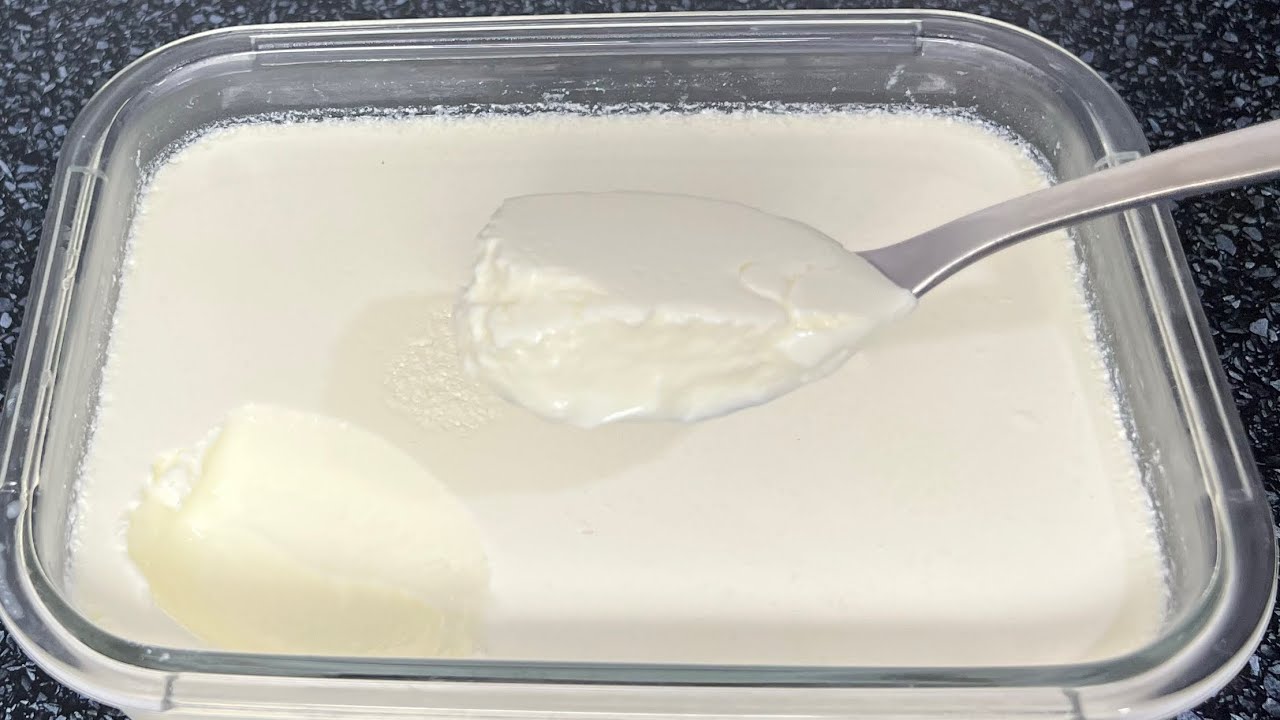 Homemade Natural Yogurt Recipe with Only 2 Ingredients I YouTube