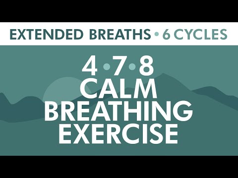 4-7-8 Calm Breathing Exercise - Relaxing Breath for Beginners | Hands-On Meditation