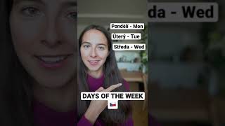 Days Of The Week In Czech 