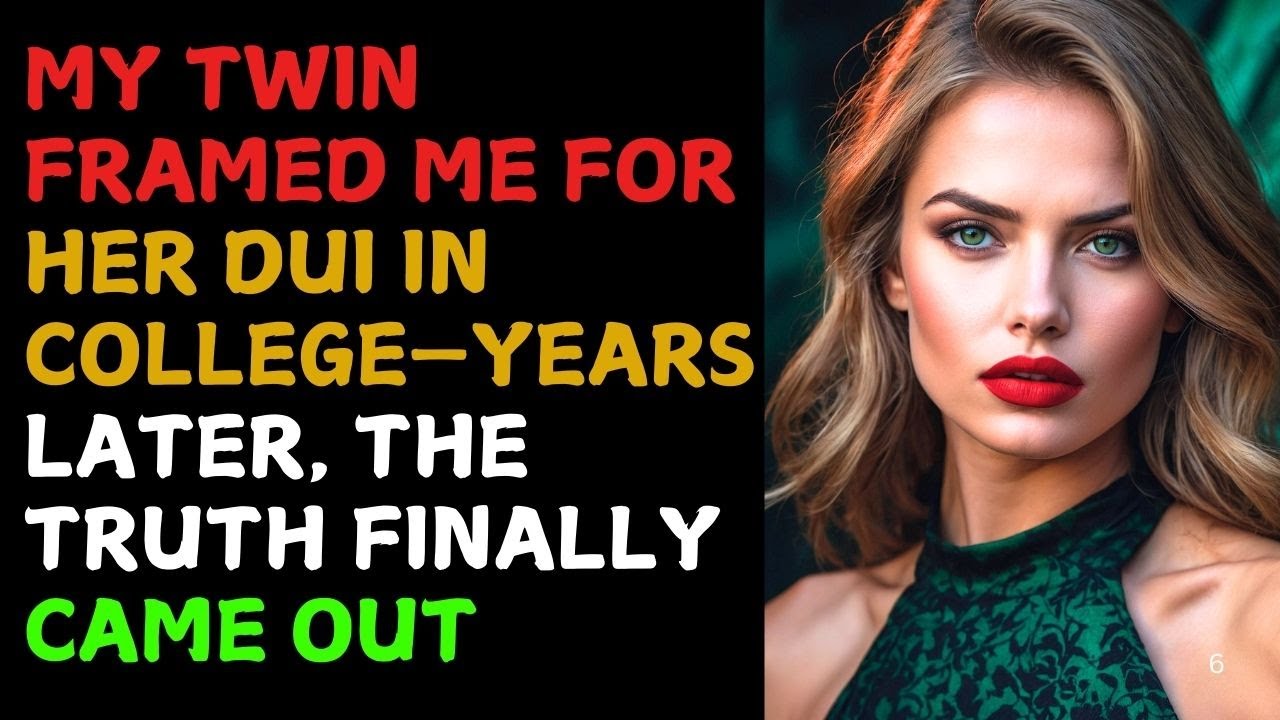 My Twin Framed Me for Her DUI in College—Years Later, the Truth Finally