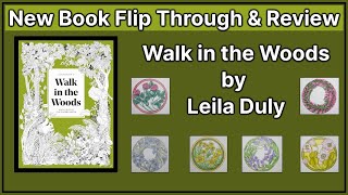 New Book Flip Through - Walk in the Woods by Leila Duly