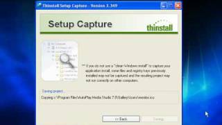 make a portable application using thinstall v3