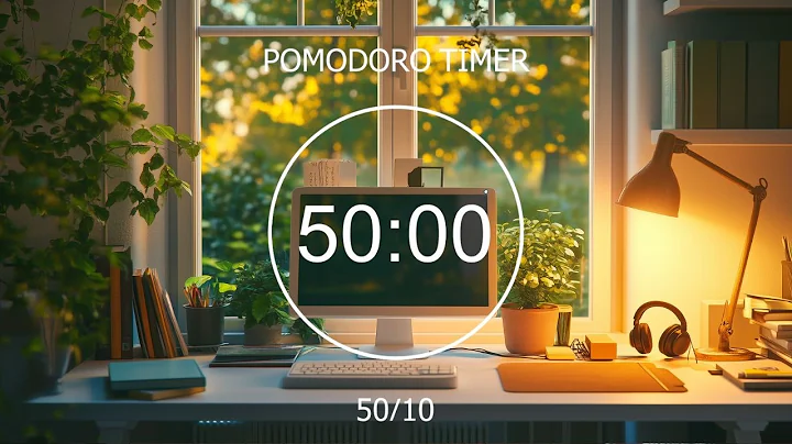 Lofi Music + 50/10 Pomodoro 🌱 Work with me, Summer Vibes Focus Music | Study Pomodoro Timer