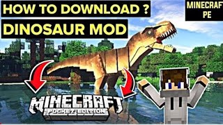 How To Download Dinosaur Mod In Minecraft Pe For Android ? Download Minecraft Dinosaur Mod ! screenshot 3
