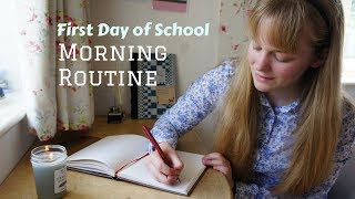 Morning Routine For The First Day Of School Productive And Organised