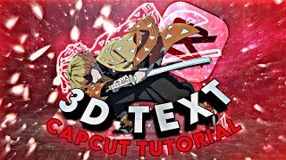 3D TEXT LIKE MOLOB!!! (EASY & SIMPLE) CAPCUT TUTORIAL📱