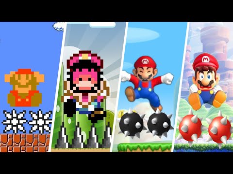 Evolution of Mario's Death By Spikes (1988-2026)