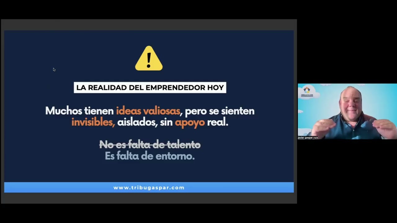Portada del webinar — Javier Gaspar