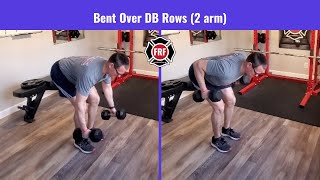 Bent Over Row (DB Double Arm)