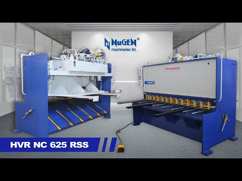 Trimans Variable Rake Angle NC Hydraulic Shearing Machine | RSSM | ft HVR NC 625 | NuGEN