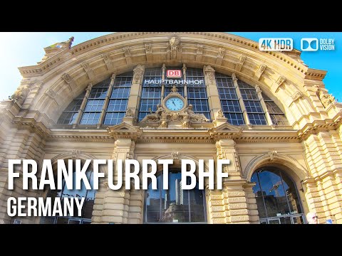 Frankfurt Hauptbahnhof -   Germany - 4K Walking Tour