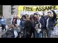 Hundreds rally and speak out for Julian Assange outside DOJ in DC - Full Speeches, Uncut