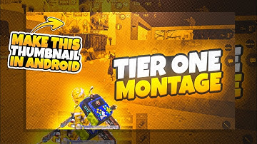 Make This Amazing Pubg Mobile Montage Thumbnail | Pubg montage thumbnail | Ps cc Android