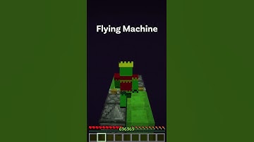 How to Build FLYING MACHINE (Minecraft) #minecraft #shorts