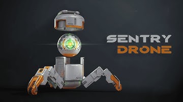 SENTRY DRONE | Sci-Fi Hard Surface Model