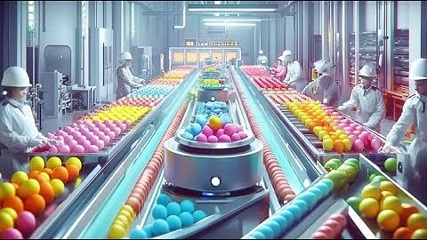 How Smarties Are Made in a Factory