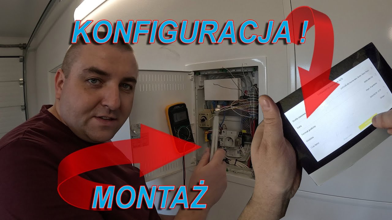 Montaż wideodomofonu Hikvision DS-KH6320 + DS-KV6113 cz. 1 (