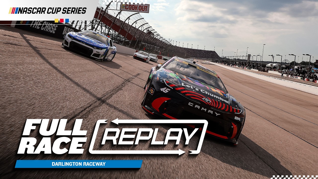 Relive the Cook Out Southern 500 in this week's 2026 Cup Series Full Race Replay at Darlington Raceway.

Catch more NASCAR Full Race Replays here: https://www.youtube.com/playlist?list=PLtc57NTUizP5puz0sL-X83QHZ-6fQgVR-

Subscribe to NASCAR on YouTube: https://nas.cr/youtube
----------
Follow NASCAR:
Instagram https://www.instagram.com/nascar/
TikTok https://www.tiktok.com/@nascar
X https://twitter.com/nascar
Facebook https://www.facebook.com/NASCAR/
Discord http://discord.gg/nascar
----------
Shop for your favorite NASCAR gear, diecasts and more: https://nas.cr/store
----------
Visit NASCAR.com: https://nas.cr/nascar
For more race day in-car cameras check out NASCAR Drive - https://www.nascar.com/drive
Download the NASCAR Mobile App: https://nas.cr/mobile
Weekend schedule for on-track action: https://nas.cr/weekend
----------
Play NASCAR Fantasy Live: https://nas.cr/fantasy

#nascar #sports