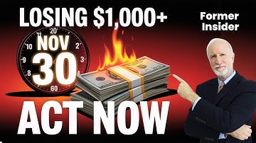 🚨 WARNING: Millions to Lose $1,000s in Social Security & Medicare DEADLINE Nov 30