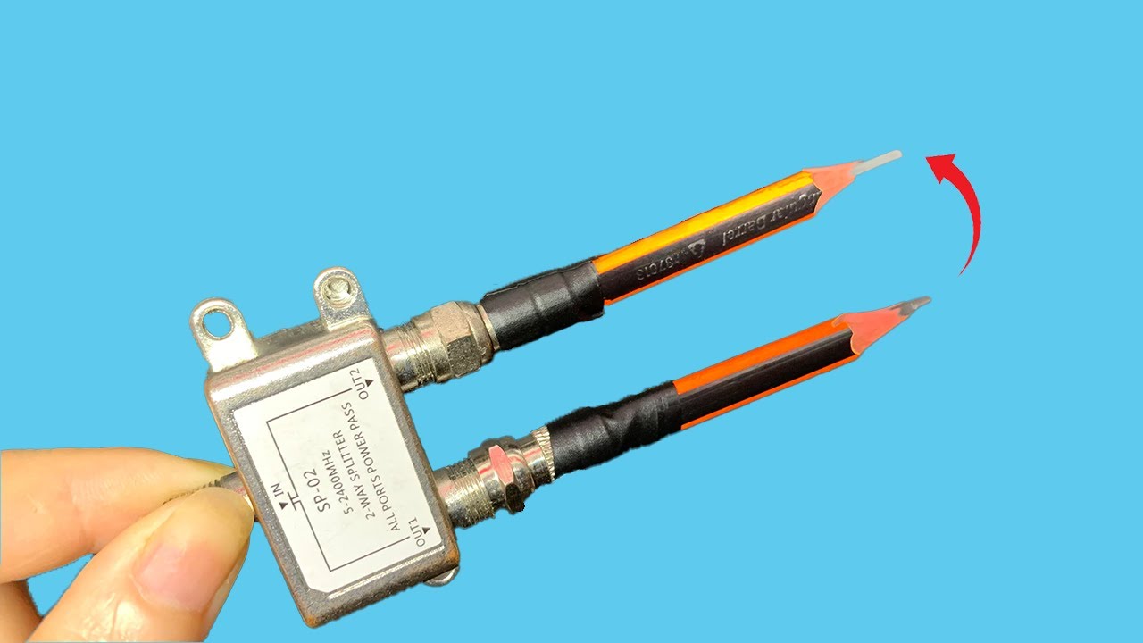Don't buy new antennas anymore! make your own TV antenna at home easily ...