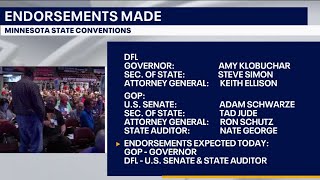 Minnesota GOP, DFL announce endorsements at state conventions