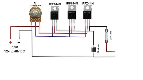 Voltage regulator circuit output 50A  #voltageregulator #voltage #electric