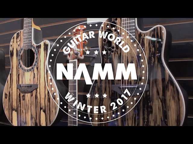 NAMM 2017 - Ovation Guitars - DW Ovation Collector's Series - YouTube