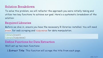How to Efficiently Scrape Tables from Multiple Web Pages Using R with rvest