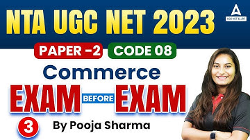 UGC NET 2023/UGC NET JRF Preparation | UGC NET Commerce Paper 2
