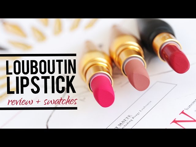 Christian Louboutin Velvet Matte Lipstick & Lip Definer DEMO +