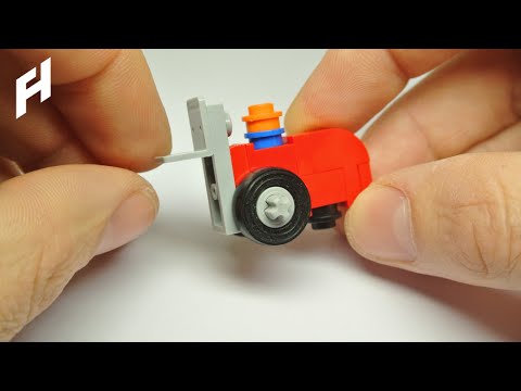 How To Build The Microscale Lego Forklift Moc Youtube