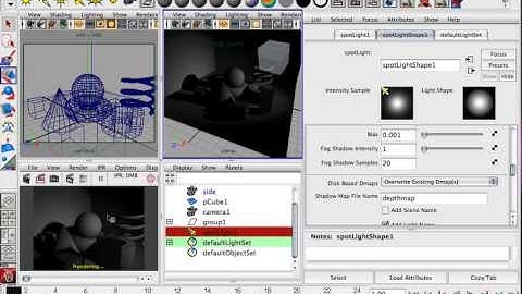 0405 Maya (Spotlight Depth shadows