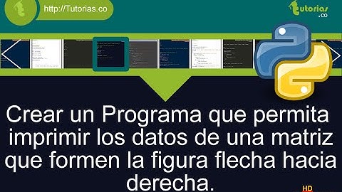 arrays – python (imprimir datos figura flecha derecha)