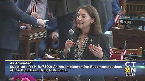 State Rep. Tracy Marra on House Bill 7192, the Recommendations of the Bipartisan Drug Task Force