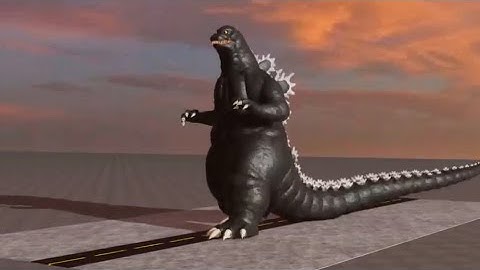 HEISEI GODZILLA REMODEL WALKING ANIMATION! | Kaiju Universe