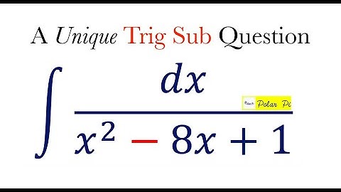MIT recitation + Completing the Square + Trig Sub