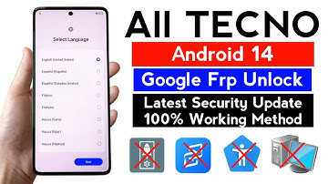 All Tecno Googal Frp Bypass Android 14 (WITHOUT PC) New Update 2025.