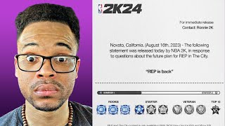 NBA 2K24 NEWS ABOUT THE REP SYSTEM