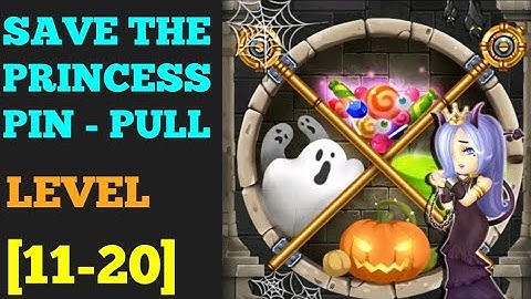Save The Princess pin pull rescue game level 11 12 13 14 15 16 17 18 19 20 solution or walkthrough