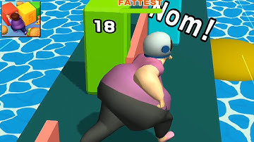 Fat Pusher (IOS, Android) NEW UPDATE Gameplay All Levels (Level 11-15)