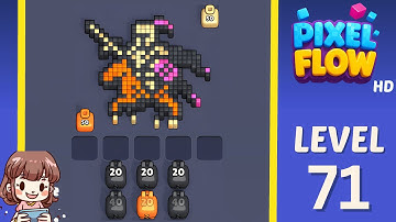 Pixel Flow Level 71 Solution Walkthrough