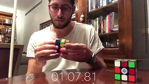 Rubik’s cube CFOP vs. beginners method test